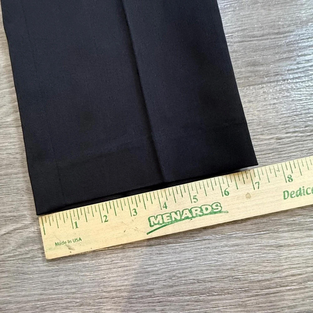 Perry Ellis Portfolio Mens Slim Fit Performance Stretch Dress Pants Black 34x30